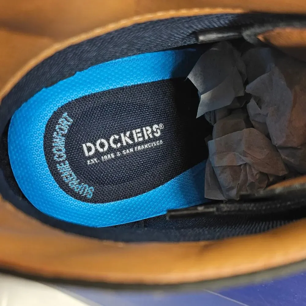 DOCKERS MEN’S DARTFORD MID-TOP LACE-UP CASUAL SHOES – SIZE 12M – GRAY – NIB